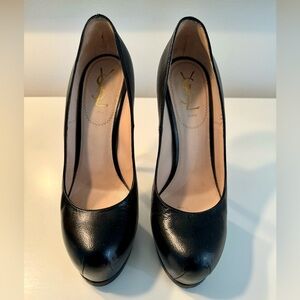 Yves Saint Laurent Tribtoo Pump 38.5 - YSL - Black leather